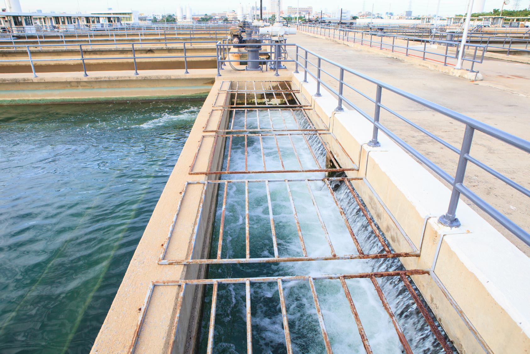 water works in water supply industry plant